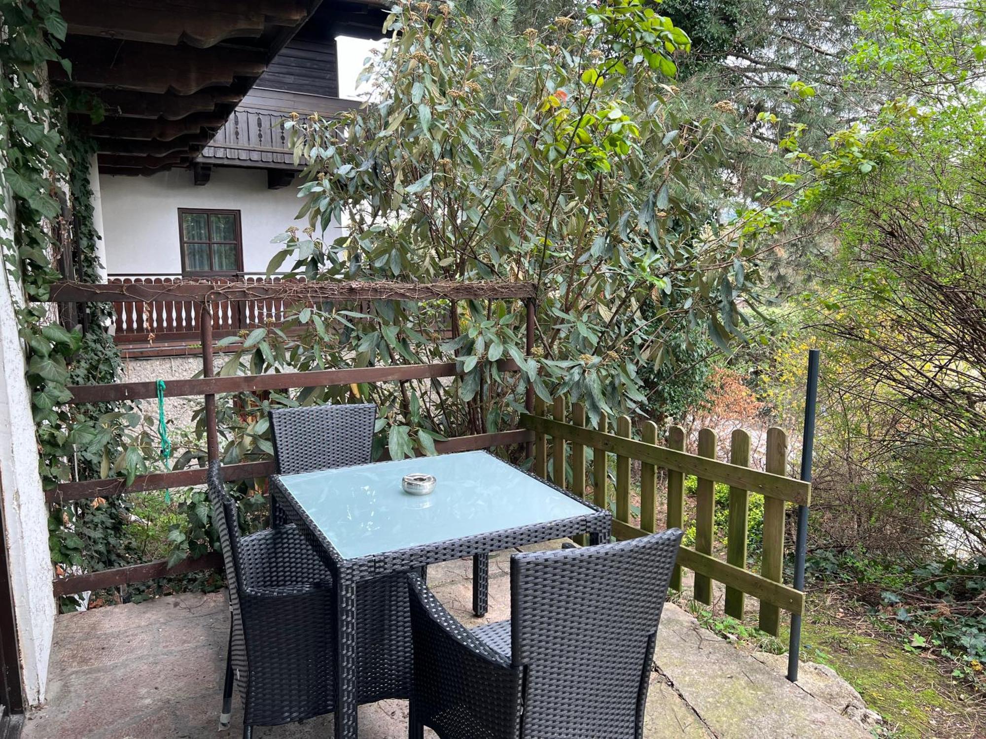 Studio Mit Gartenterrasse Salzburg Exterior foto